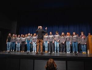 NWU Choir sings at MLK Day celebration 